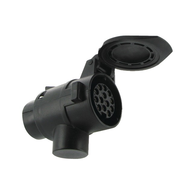 Adaptateur Long 7 Plots Male 13 Plots Femelle Plastique référence fournisseur 1248100